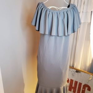 LuLaRoe ruffle dress